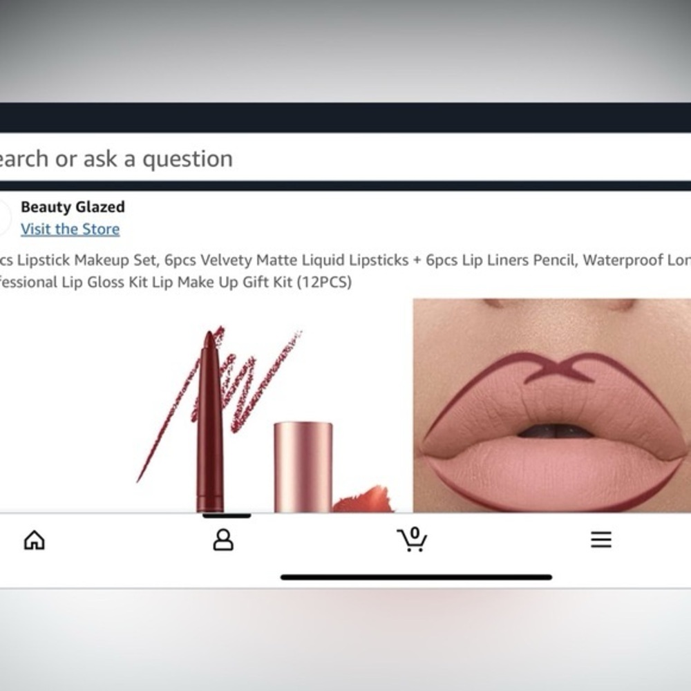 New Langmanni 12 pc Velvety Matte Liquid Lipstick + Lipliner Set Nude Pink Red - Picture 2 of 9